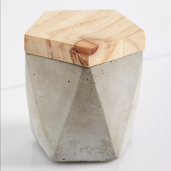 NEW Free People Cement Candle Pentagon / Munio Candela Cinnamon & Nutmeg - Picture 3 of 3